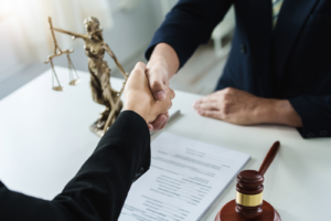 Hiring an attorney for your case.