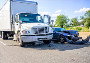 huber thomas marcelle trucking accident highway with car